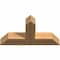 Ekena Millwork Portland Timber Gable Bracket, Western Red Cedar, 36"W x 19"H x 5 1/2"D x 5 1/2"F, 13/12 Pitch GBW036X19X0606POR00SWR - alternate 2